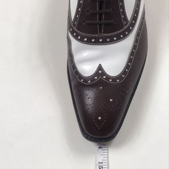 Spectator Cobbler Union Men\'s Brown and White Oxford  Shoes Made In Spain Ms,Sz9 main image 5